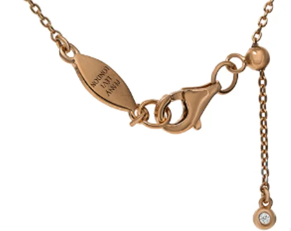 NT-26/R/N - Initial "N" Necklace with Sliding Length Adjuster