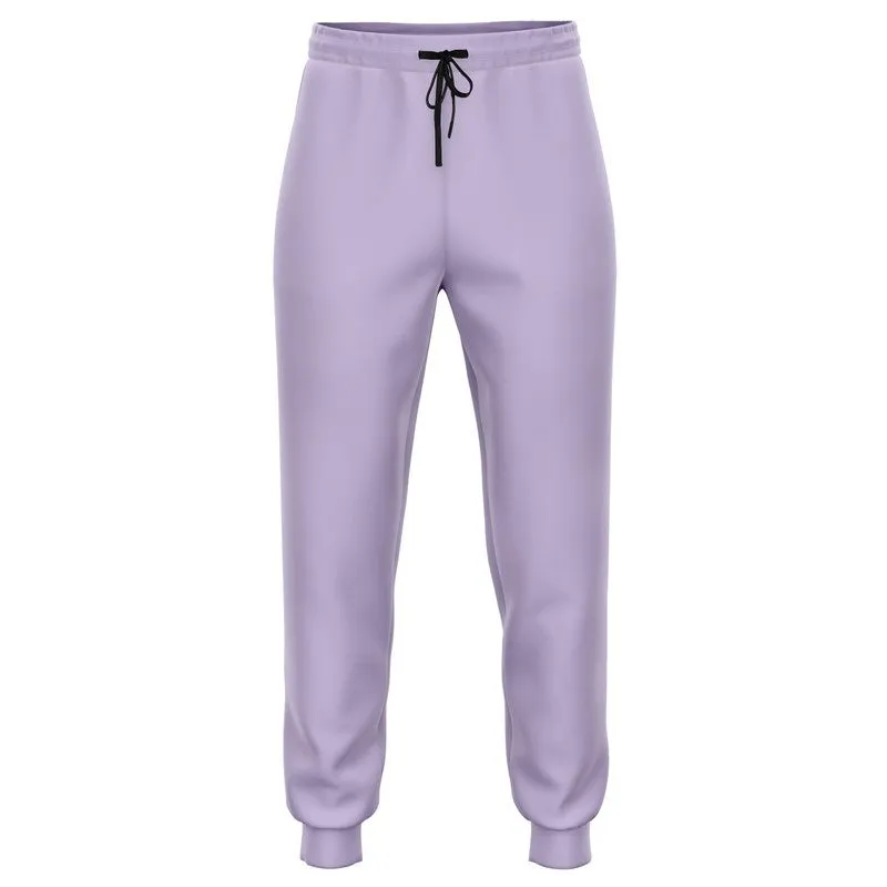 Pale Pastel Violet Joggers | Unisex | with PLUS sizes | Bright Pale Pastel Violet | C22M30Y0K0