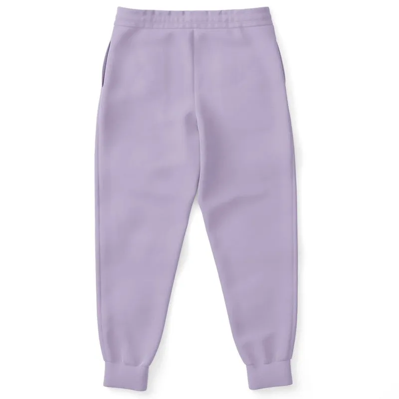 Pale Pastel Violet Joggers | Unisex | with PLUS sizes | Bright Pale Pastel Violet | C22M30Y0K0