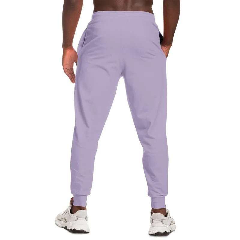 Pale Pastel Violet Joggers | Unisex | with PLUS sizes | Bright Pale Pastel Violet | C22M30Y0K0