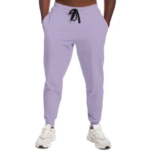 Pale Pastel Violet Joggers | Unisex | with PLUS sizes | Bright Pale Pastel Violet | C22M30Y0K0