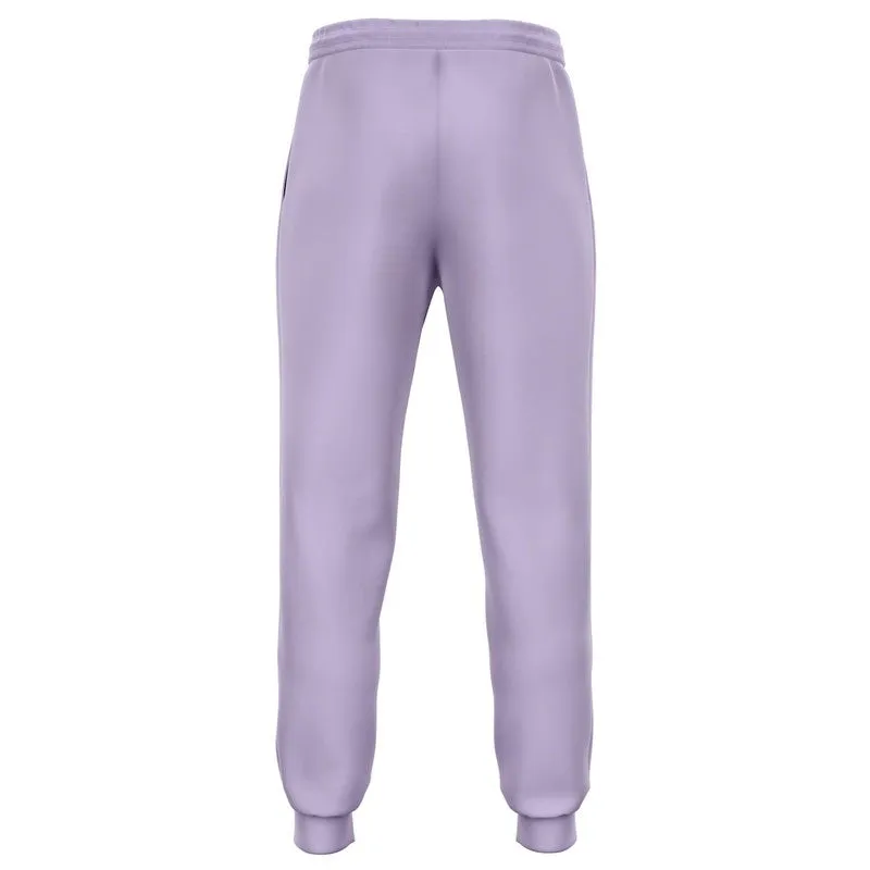Pale Pastel Violet Joggers | Unisex | with PLUS sizes | Bright Pale Pastel Violet | C22M30Y0K0