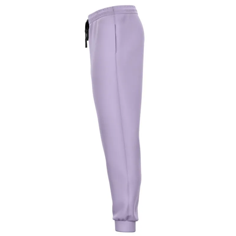 Pale Pastel Violet Joggers | Unisex | with PLUS sizes | Bright Pale Pastel Violet | C22M30Y0K0