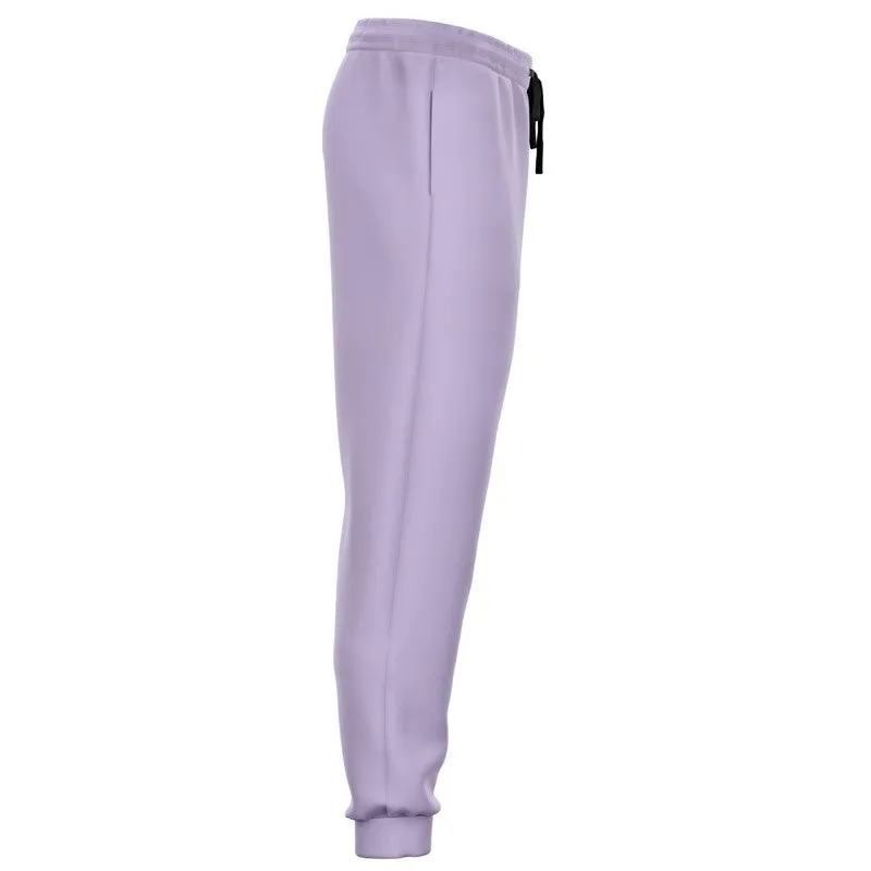 Pale Pastel Violet Joggers | Unisex | with PLUS sizes | Bright Pale Pastel Violet | C22M30Y0K0