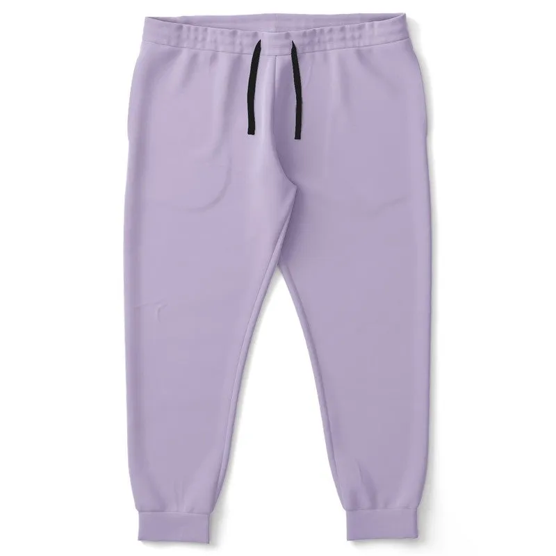 Pale Pastel Violet Joggers | Unisex | with PLUS sizes | Bright Pale Pastel Violet | C22M30Y0K0