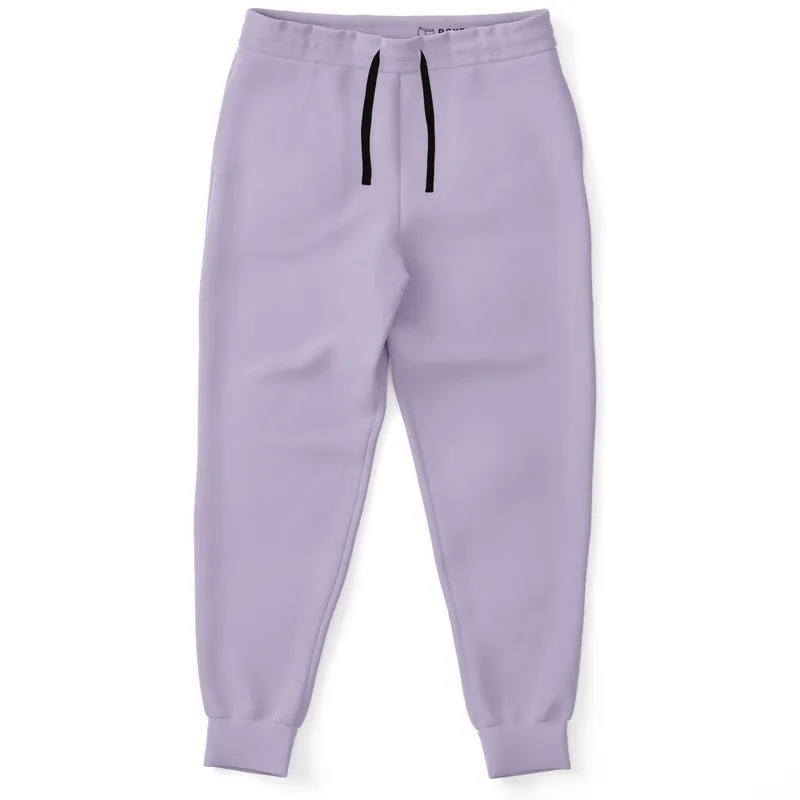 Pale Pastel Violet Joggers | Unisex | with PLUS sizes | Bright Pale Pastel Violet | C22M30Y0K0