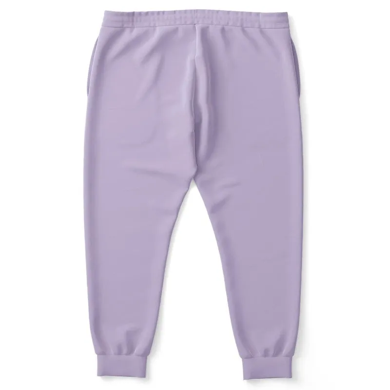 Pale Pastel Violet Joggers | Unisex | with PLUS sizes | Bright Pale Pastel Violet | C22M30Y0K0