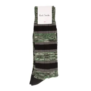 Paul Smith Pirate Chunky Sock Green / Black