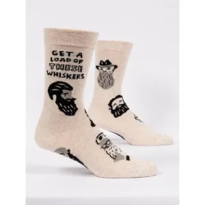 "Blue Q" Men's Socks - Get A Load Of These Whiskers