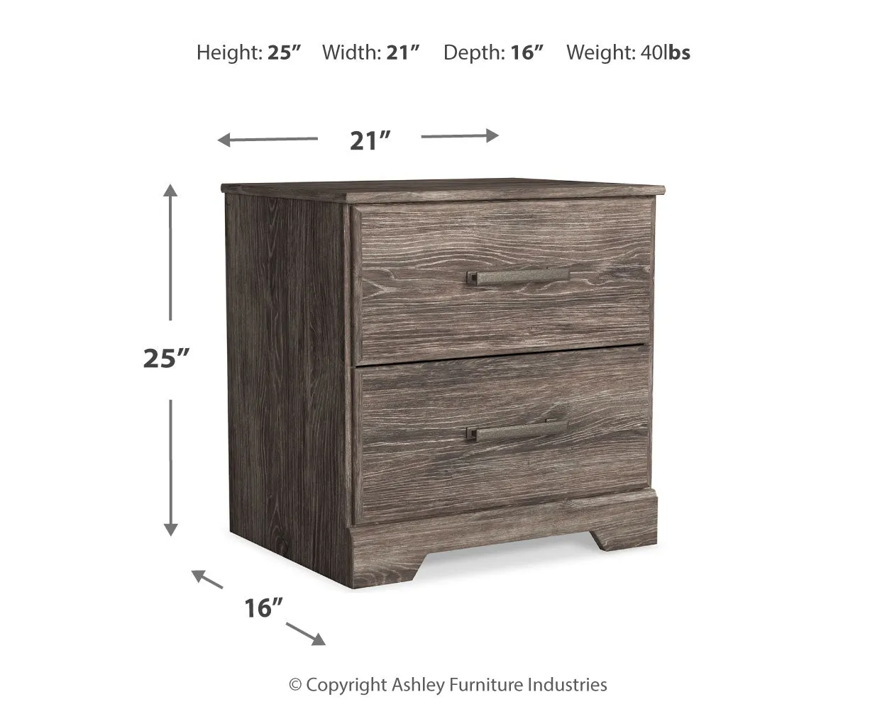 Ralinksi Twin Panel Bed with Mirrored Dresser, Chest and Nightstand in Gray