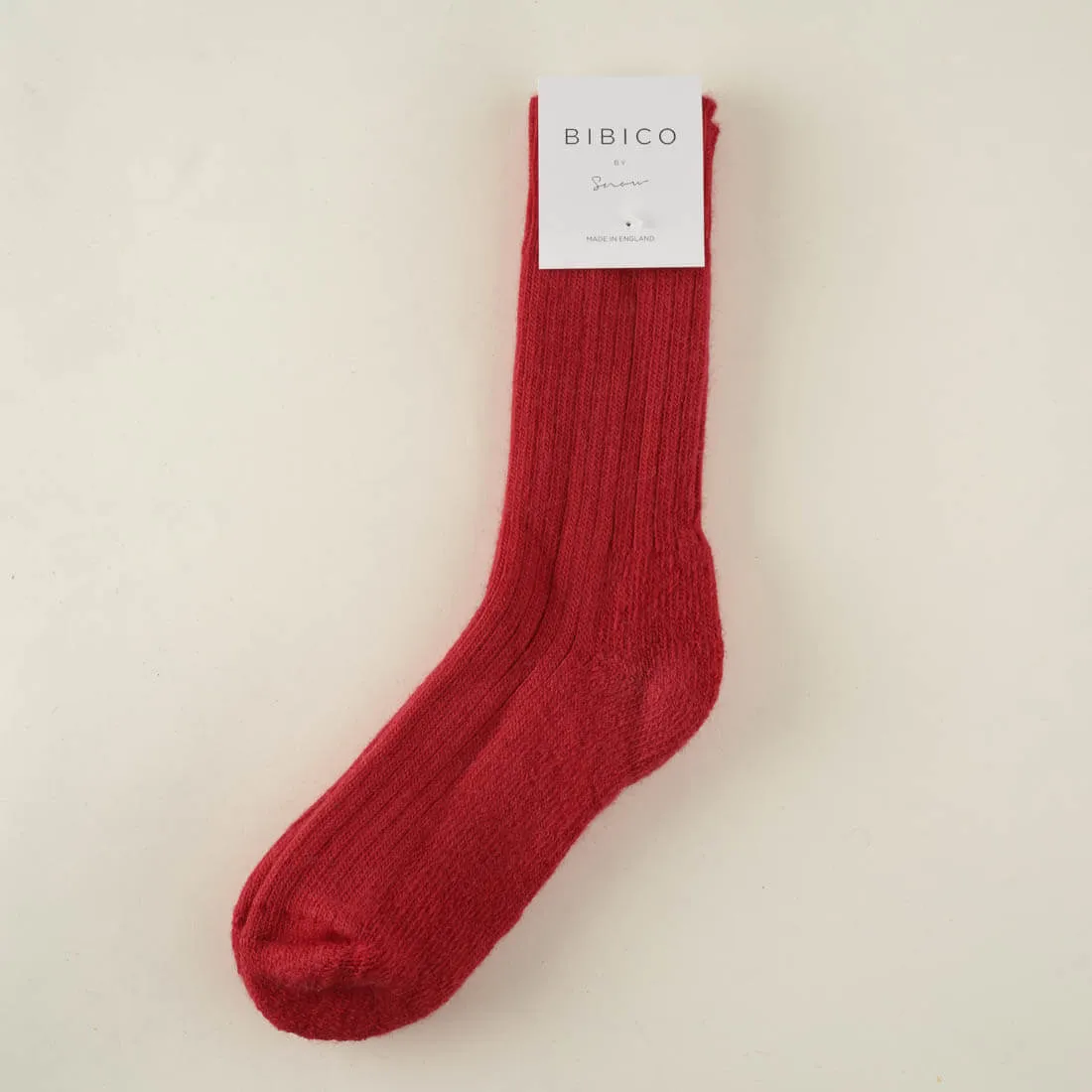 Red Alpaca Walking Socks