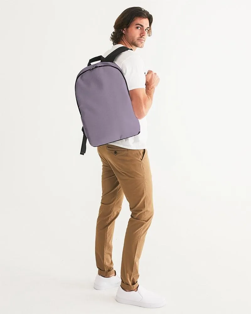 Shaded Pale Pastel Purple Gray Waterproof Backpack | C15M30Y0K30