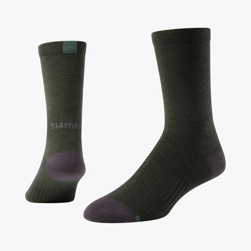 SHIMANO Performance Wool All-Season Cycling Socks