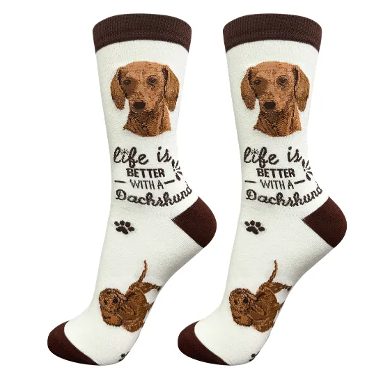 Socks  Dachshund Red    840-13