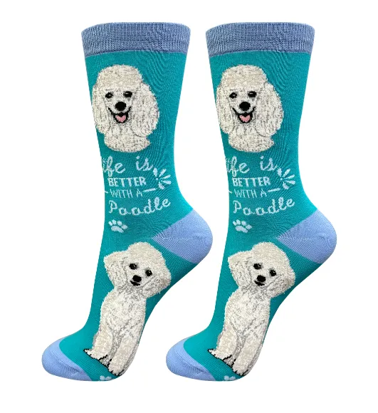 Socks  Poodle Dog   White    840-28