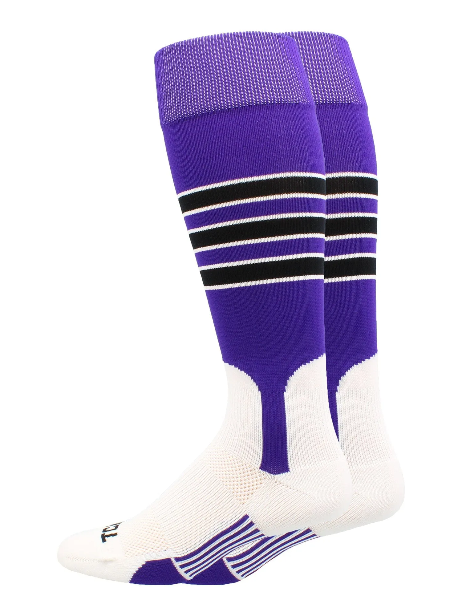 Striped Baseball Stirrup Socks Dugout Pattern D
