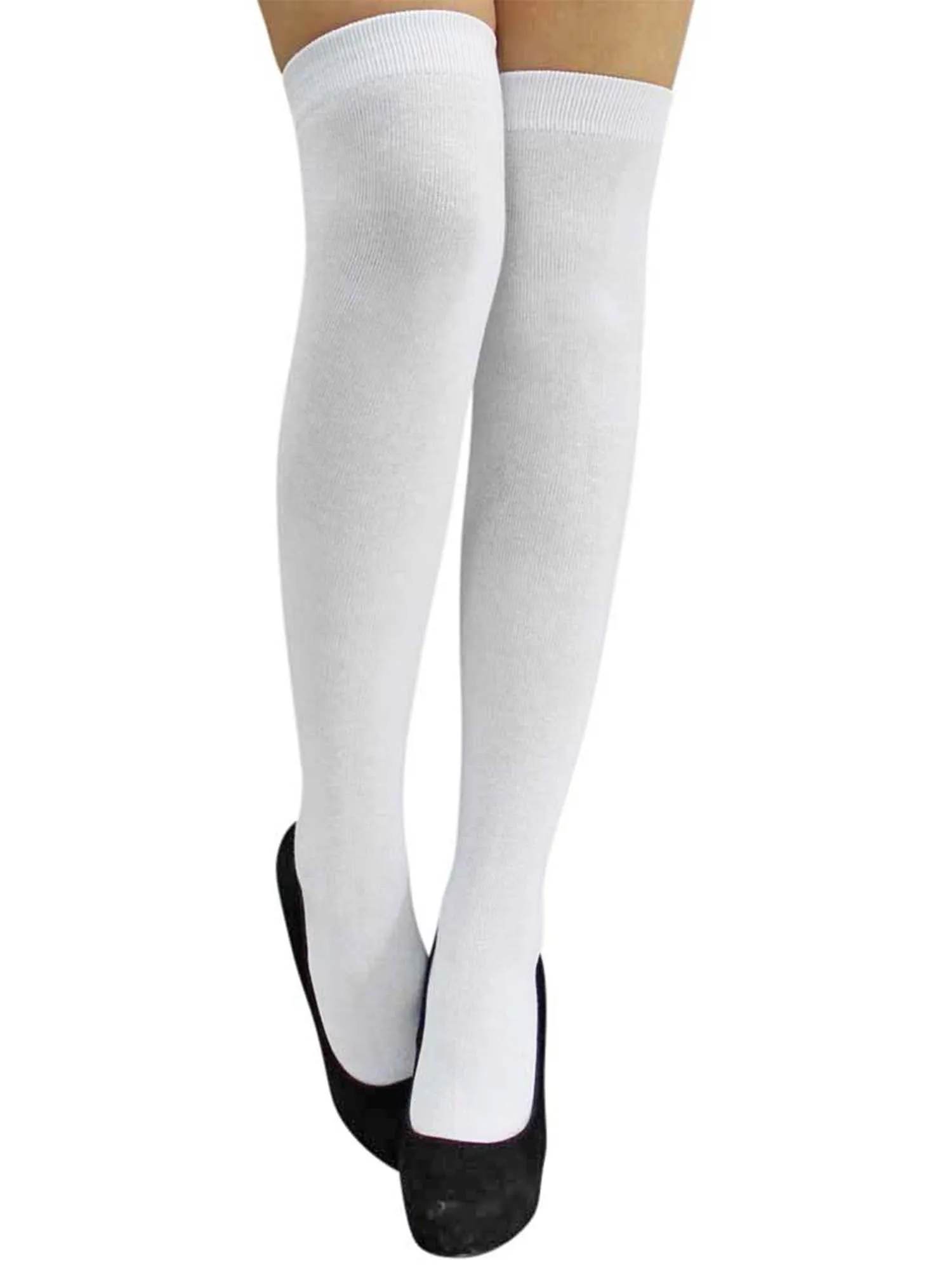 Thin Knit Thigh High Over The Knee Socks