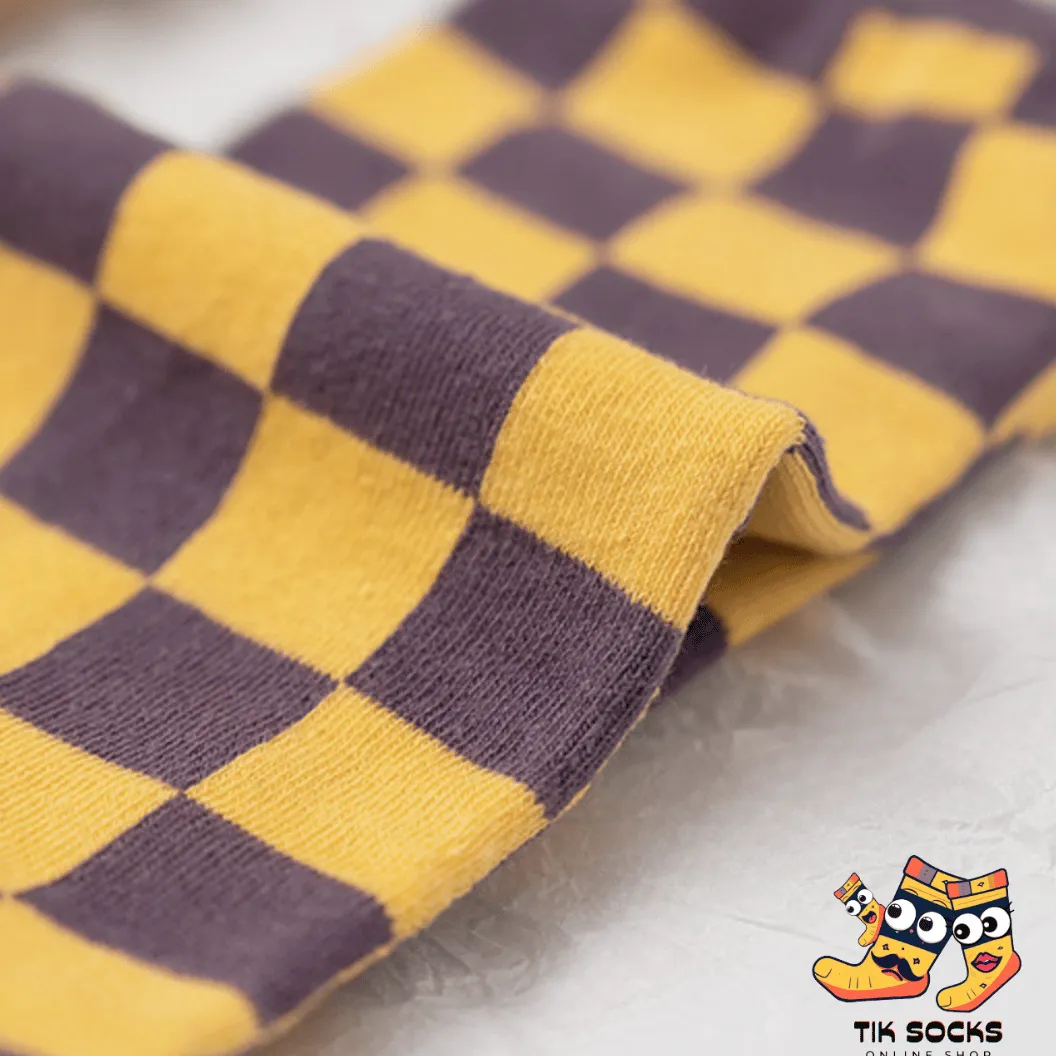 TikSocks|Fun Socks-Chessboard Socks-classic