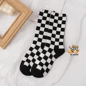 TikSocks|Fun Socks-Chessboard Socks-classic