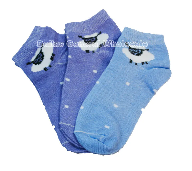 Unisex Solid Color Sheep Design Socks