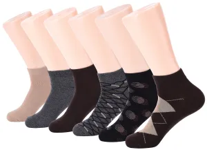 Upbeat Arch Dress Ankle Socks 6 Pack