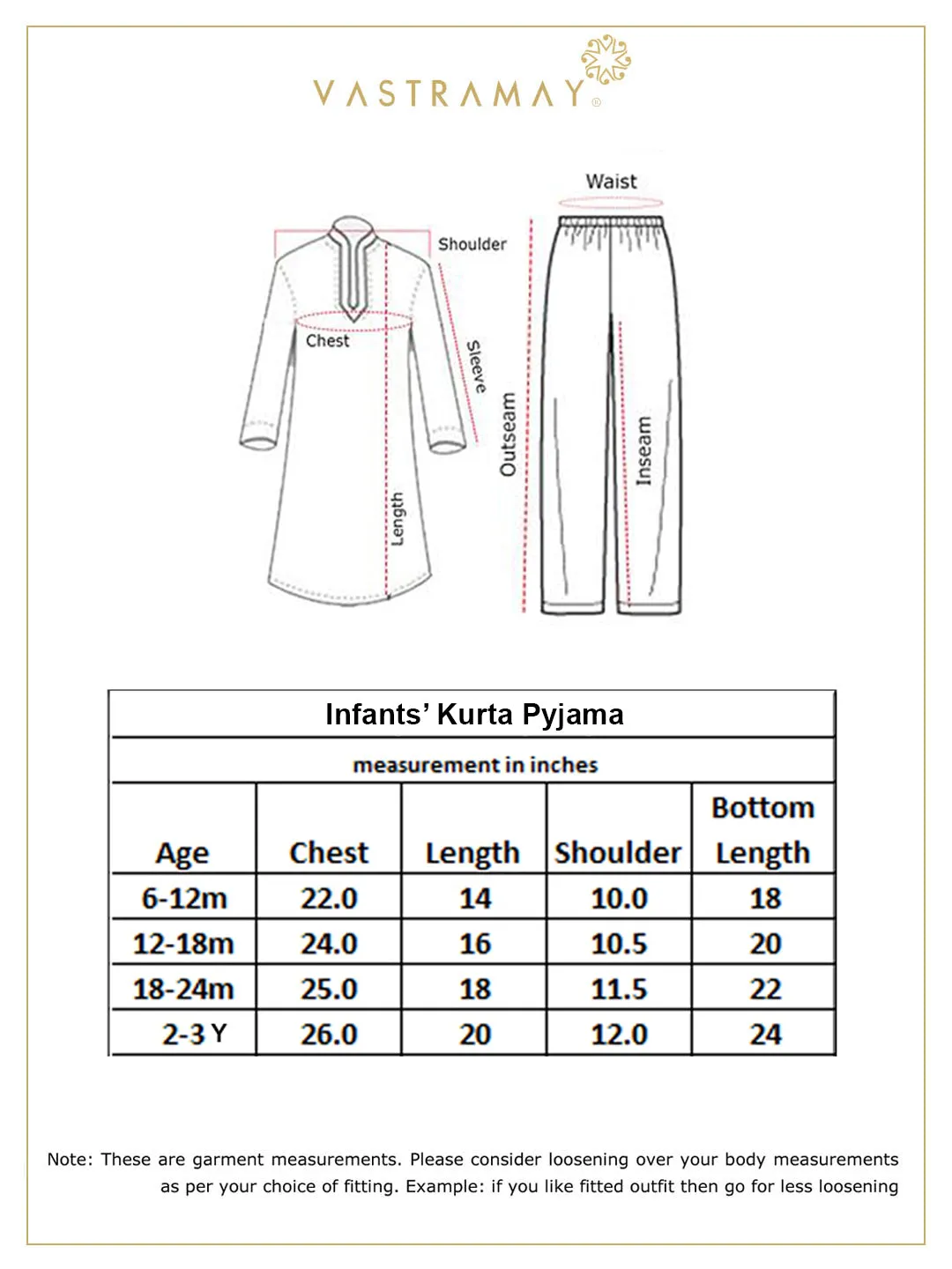 VASTRAMAY Boys Blue and White Pure Cotton Kurta Pyjama Set